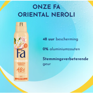 6x Fa Deodorant Spray Oriental Neroli - 14.29 euro