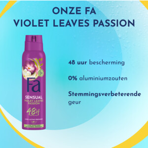 6x Fa Deodorant Spray Violet Leaves Passion - 16.45 euro