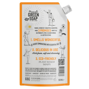 Marcel's Green Soap Handzeep Sinaasappel & Jasmijn Navul Stazak - 4.79 euro