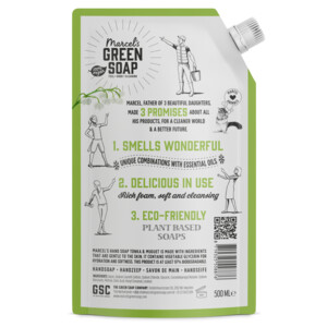 6x Marcel's Green Soap Handzeep Tonka & Muguet Navul Stazak - 14.37 euro