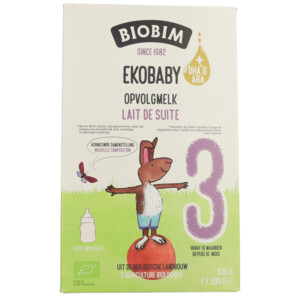 Biobim Bio Zuigelingenvoeding 10+ mnd Ekobaby 3 - 14.35 euro