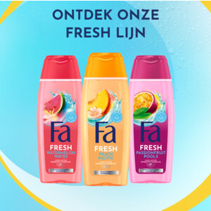 6x Fa Douchegel Peach Pacific - 9 euro