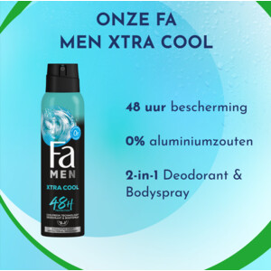 6x Fa Men Deodorant Spray Extreme Cool - 16.55 euro