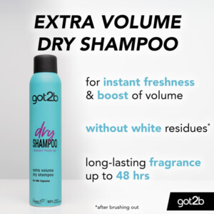 3x Got2b Droogshampoo Extra Volume - 12.71 euro
