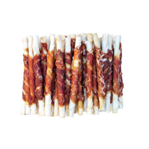 15x Voskes Hondensnack Rawhide Sticks Eend - 144 euro