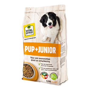 Vitalstyle Hondenvoer Puppy - Junior 1,5 kg