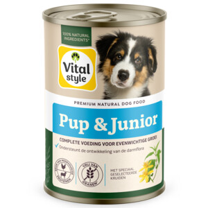 Vitalstyle Hondenvoer Blik Puppy - Junior 400 gr