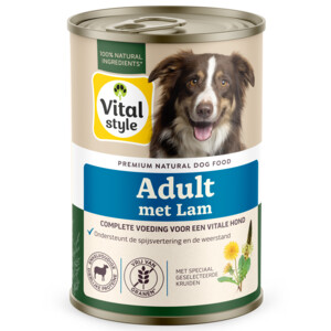 6x Vitalstyle Hondenvoer Bik Lam 400 gr