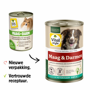 Vitalstyle Hondenvoer Blik Maag & Darm 400 gr