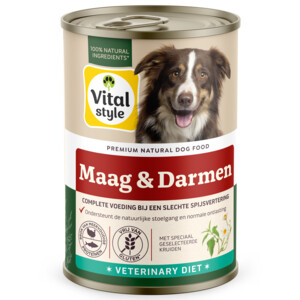 Vitalstyle Hondenvoer Blik Maag & Darm 400 gr