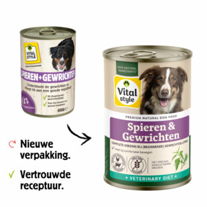 Vitalstyle Hondenvoer Blik Spier & Gewrichten 400 gr