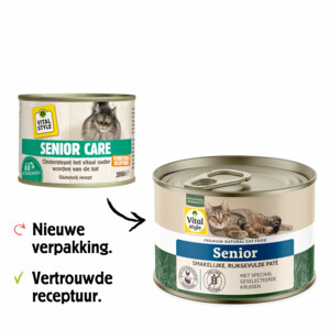Vitalstyle Kattenvoer Blik Senior 200 gr