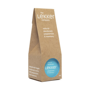 The Lekker Company Deodorant Pepermunt en Rozemarijn - 6.99 euro