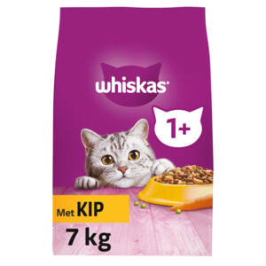 Whiskas 1+ Kattenbrokken Kip 7 kg