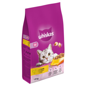Whiskas 7+ Adult Katten Droogvoer Kip 1,9 kg