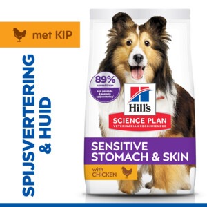 Hill's Science Plan Hondenvoer Adult Sensitive Stomach - Skin Medium Kip 2,5 kg