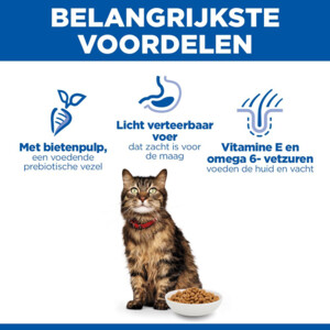 Hill's Science Plan Kattenvoer Adult Sensitive Stomach & Skin Kip 1,5 kg