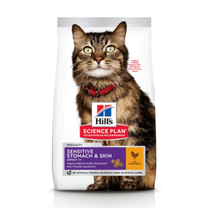 Hill's Science Plan Kattenvoer Droog Adult Sensitive Stomach & Skin Kip