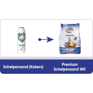 Deli Nature Schelpenzand Premium Wit