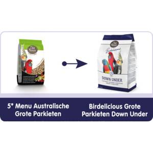 5x Deli Nature 5 Sterren Menu Australische Parkiet