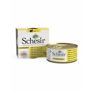 Schesir Kattenvoer Tonijn en Inktvis 85 gr