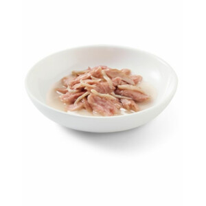 12x Schesir Kattenvoer Tonijn en Witvis in Boullion 70 gr