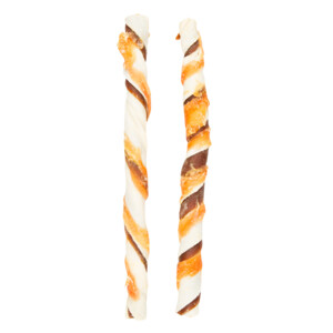 Voskes Stick Runderhuid, Rund en Kip 25 cm 2 stuks