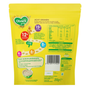 5x Olvarit Acht Granen 12+ Maanden - 14.58 euro