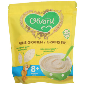 5x Olvarit Granenpap Fijne Granen 8+ Maanden - 14.95 euro