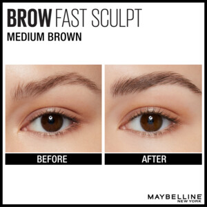 3x Maybelline Brow Fast Sculpt Wenkbrauwgel 04 Medium Brown - 23.39 euro