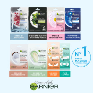 Garnier SkinActive Hydra Bomb Sheet Mask Groene Thee - 44.71 euro