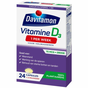 4x Davitamon Vitamine D Vegan 1 Per Week - 69.87 euro