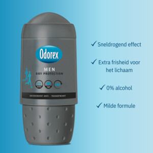 3x Odorex Deoroller For Men Dry Protection - 10.93 euro