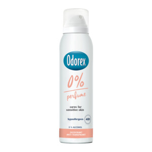 6x Odorex Deodorant Spray 0% - 14.37 euro