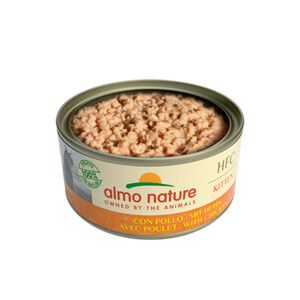 24x Almo Nature HFC Complete Kattenvoer Nat Kitten Kip 150 gr