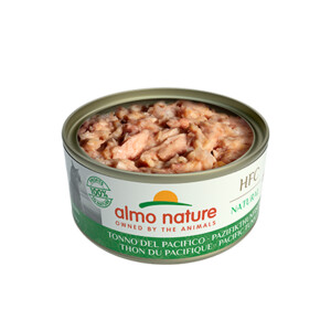 24x Almo Nature HFC Natural Kattenvoer Nat Blik Stille Oceaan Tonijn 150 gr