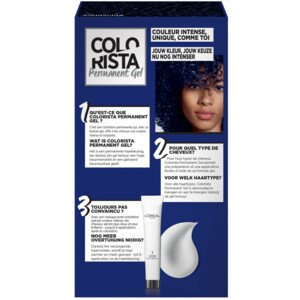 L'Oréal Permanente Haarkleuring Colorista Blauw Zwart - 10.2 euro
