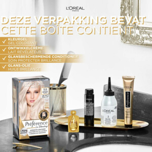 L'Oréal Préférence Le Blonding Permanente Haarkleuring 11.11 Helsinki - Ultra Licht Asblond - 22.99 euro