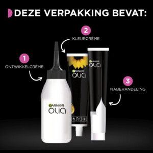 3x Garnier Olia Permanente Crèmekleuring 4.62  Donker Granaatrood - 43.61 euro