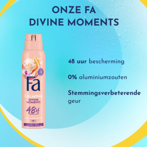 3x Fa Deodorant Spray Divine Moments - 4.34 euro