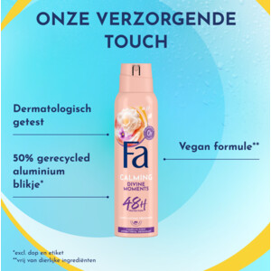 3x Fa Deodorant Spray Divine Moments - 4.34 euro