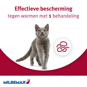 Milbemax Ontworming Tabletten Kat/Kitten 0,5 - 2 kg 2 tabletten