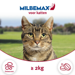 Milbemax Ontworming Tabletten Kat 2 - 8 kg 2 tabletten