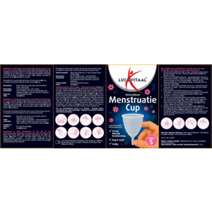 Lucovitaal Menstruatie Cup Maat S - 9.99 euro