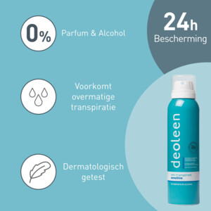 6x Deoleen Deodorant Spray Sensitive Anti-Transpirant - 37.19 euro