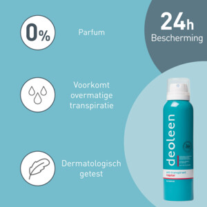 Deoleen Deodorant Spray Regular Anti-Transpirant - 9.49 euro