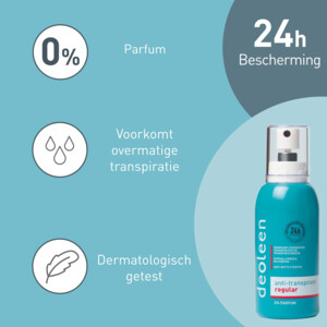 Deoleen Deodorant Regular Pompspray Anti-Transpirant - 6.99 euro