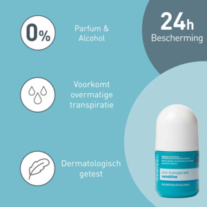 Deoleen Deodorant Roller Sensitive Anti-Transpirant - 6.69 euro