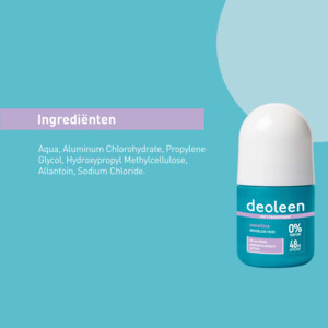 3x Deoleen Deodorant Roller Sensitive Anti-Transpirant - 23.22 euro