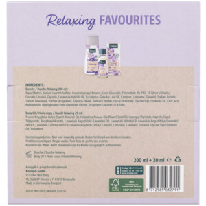 Kneipp Geschenkset Relaxing Favourites Douche & Body Oil - 6.89 euro